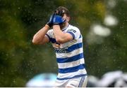 29 September 2024; Aidan O'Shea of Breaffy reacts after conceding a free during the Mayo County Senior Club Football Championship quarter-final match between Breaffy and Westport at Breaffy in Mayo. Photo by Tom Beary/Sportsfile