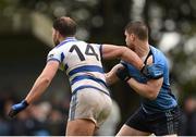 29 September 2024; Aidan O'Shea of Breaffy in action against Lee Keegan of Westport during the Mayo County Senior Club Football Championship quarter-final match between Breaffy and Westport at Breaffy in Mayo. Photo by Tom Beary/Sportsfile