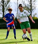 28 September 2024; Heather Jameson of Ireland during the Cerebal Palsy women's international series match between Ireland and USA at the AUL Complex in Dublin. Photo by Shauna Clinton/Sportsfile