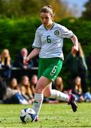 28 September 2024; Katie Finnegan of Ireland during the Cerebal Palsy women's international series match between Ireland and USA at the AUL Complex in Dublin. Photo by Shauna Clinton/Sportsfile