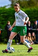 28 September 2024; Katie Finnegan of Ireland during the Cerebal Palsy women's international series match between Ireland and USA at the AUL Complex in Dublin. Photo by Shauna Clinton/Sportsfile
