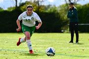 28 September 2024; Eva Walsh of Ireland during the Cerebal Palsy women's international series match between Ireland and USA at the AUL Complex in Dublin. Photo by Shauna Clinton/Sportsfile