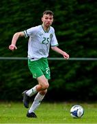 28 September 2024; Dylan Sheridan of Ireland during the Cerebal Palsy men's international series match between Ireland and Scotland at the AUL Complex in Dublin. Photo by Shauna Clinton/Sportsfile