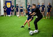 29 September 2024; Republic of Ireland women's team performance coach Ivi Casagrande during the launch of the In Her Boots programme at the Aviva Stadium in Dublin. In Her Boots programme is an education and awareness-based programme aimed at the football volunteer workforce across Ireland working with female players (9-16years). The programme will focus on topics that are vital for the participation and retention of young female players in football across Ireland. This new approach to female player development, celebrates and informs all levels of your club on a national scale. Photo by Stephen McCarthy/Sportsfile