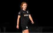 28 September 2024; Kate Slevin of Athlone Town during the SSE Airtricity Women's Premier Division match between Athlone Town and Shamrock Rovers at Athlone Town Stadium in Westmeath. Photo by Stephen McCarthy/Sportsfile