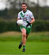29 September 2024; Con Kavanagh of Sarsfields during the Kildare County Senior Club Football Championship quarter-final match between Moorefield and Sarsfields at Manguard Park Hawkfield in Newbridge, Kildare. Photo by Tyler Miller/Sportsfile