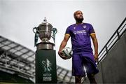 30 September 2024; Wexford's Ethan Boyle poses for a portrait during the Sports Direct Men's FAI Cup semi-finals media day at the Aviva Stadium in Dublin. Photo by Stephen McCarthy/Sportsfile