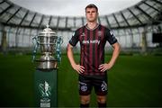 30 September 2024; Bohemians' Leigh Kavanagh poses for a portrait during the Sports Direct Men's FAI Cup semi-finals media day at the Aviva Stadium in Dublin. Photo by Stephen McCarthy/Sportsfile