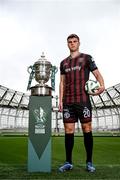 30 September 2024; Bohemians' Leigh Kavanagh poses for a portrait during the Sports Direct Men's FAI Cup semi-finals media day at the Aviva Stadium in Dublin. Photo by Stephen McCarthy/Sportsfile