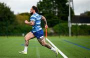 30 September 2024; Andrew Porter during Leinster rugby training at UCD in Dublin. Photo by Brendan Moran/Sportsfile