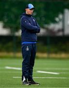 30 September 2024; Head coach Leo Cullen during Leinster rugby training at UCD in Dublin. Photo by Brendan Moran/Sportsfile
