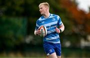 30 September 2024; Jamie Osborne during Leinster rugby training at UCD in Dublin. Photo by Brendan Moran/Sportsfile