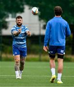 30 September 2024; Andrew Porter during Leinster rugby training at UCD in Dublin. Photo by Brendan Moran/Sportsfile