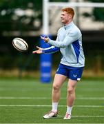 30 September 2024; Ruben Moloney during Leinster rugby training at UCD in Dublin. Photo by Brendan Moran/Sportsfile