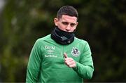 2 October 2024; Gary O'Neill before a Shamrock Rovers squad training session at the Roadstone Group Sports Club in Dublin. Photo by Ben McShane/Sportsfile