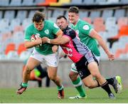 2 October 2024; Alex Usanov of Ireland in action against Pumas during the Toyota Challenge Match match between Pumas and Emerging Ireland at Toyota Stadium in Bloemfontein, South Africa. Photo by Charle Lombard/Sportsfile
