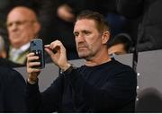 3 October 2024; Former Republic of Ireland international Robbie Keane in attendance before the UEFA Conference League 2024/25 league phase match between Shamrock Rovers and APOEL at Tallaght Stadium in Dublin. Photo by Stephen McCarthy/Sportsfile