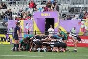 5 October 2024; Emily Lane of Ireland during the Women's WXV1 Rugby International Pool match between Canada and Ireland at Langley Events Centre in Vancouver, Canada. Photo by Joe Walsh/Sportsfile
