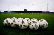 6 October 2024; Matchballs are seen before the Sports Direct Men’s FAI Cup semi-final match between Drogheda United and Wexford at Weavers Park in Drogheda, Louth. Photo by Ben McShane/Sportsfile
