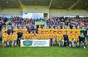6 October 2024; The Ballinamore Sean O'Heslins panel before the Leitrim County Senior Club Football Championship final match between Ballinamore Sean O'Heslins and Mohill at Ballinamore Sean O'Heslins GAA Club in Leitrim. Photo by Sam Barnes/Sportsfile