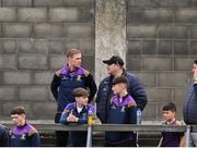 6 October 2024; Paul Mannion of Kilmacud Crokes and Kilmacud Crokes manager Robbie Brennan before the Dublin County Senior Club Football Championship semi-final match between Kilmacud Crokes and Na Fianna at Parnell Park in Dublin. Photo by Stephen Marken/Sportsfile