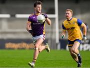 6 October 2024; Andrew McGowan of Kilmacud Crokes in action against Aaron Byrne of Na Fianna during the Dublin County Senior Club Football Championship semi-final match between Kilmacud Crokes and Na Fianna at Parnell Park in Dublin. Photo by Stephen Marken/Sportsfile