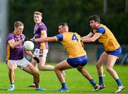 6 October 2024; Paul Mannion of Kilmacud Crokes in action against Adam Rafter of Na Fianna during the Dublin County Senior Club Football Championship semi-final match between Kilmacud Crokes and Na Fianna at Parnell Park in Dublin. Photo by Stephen Marken/Sportsfile