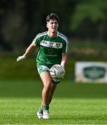 6 October 2024; Evan Harkin of Mohill during the Leitrim County Senior Club Football Championship final match between Ballinamore Sean O'Heslins and Mohill at Ballinamore Sean O'Heslins GAA Club in Leitrim. Photo by Sam Barnes/Sportsfile