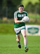 6 October 2024; Tadhg Mulligan of Mohill during the Leitrim County Senior Club Football Championship final match between Ballinamore Sean O'Heslins and Mohill at Ballinamore Sean O'Heslins GAA Club in Leitrim. Photo by Sam Barnes/Sportsfile