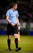 6 October 2024; Assistant referee Darren Corcoran during the SSE Airtricity Men's Premier Division match between Shamrock Rovers and Shelbourne at Tallaght Stadium in Dublin. Photo by Seb Daly/Sportsfile