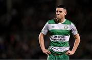 6 October 2024; Gary O'Neill of Shamrock Rovers during the SSE Airtricity Men's Premier Division match between Shamrock Rovers and Shelbourne at Tallaght Stadium in Dublin. Photo by Seb Daly/Sportsfile