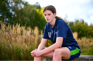 7 October 2024; Jenna Willoughby during the FAI/ Fingal Girls' TY Course at TUD in Blanchardstown, Dublin. Photo by Shauna Clinton/Sportsfile