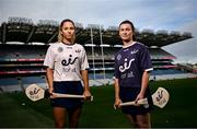 7 October 2024; Building on over a decade of support for the GAA, eir, Ireland’s largest telecommunications provider, has been announced as the official telco partner of the Camogie Association and new title sponsor of the U16 All-Ireland Camogie Championships for the next three years. Pictured at the launch in Croke Park are Senior Camogie players Saoirse McCarthy of Cork, left, and Aoife Donohue of Galway. This partnership marks another significant milestone in eir’s long-standing commitment to Irish sport, while strengthening its connections with local communities across the island of Ireland. For more information about the partnership visit eir.ie Photo by David Fitzgerald/Sportsfile