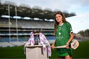 7 October 2024; Building on over a decade of support for the GAA, eir, Ireland’s largest telecommunications provider, has been announced as the official telco partner of the Camogie Association and new title sponsor of the U16 All-Ireland Camogie Championships for the next three years. Pictured at the launch in Croke Park is 2024 All-Ireland U16A Camogie champion Aishling Foley of Limerick. This partnership marks another significant milestone in eir’s long-standing commitment to Irish sport, while strengthening its connections with local communities across the island of Ireland. For more information about the partnership visit eir.ie Photo by David Fitzgerald/Sportsfile