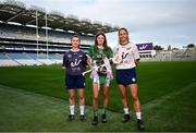 7 October 2024; Building on over a decade of support for the GAA, eir, Ireland’s largest telecommunications provider, has been announced as the official telco partner of the Camogie Association and new title sponsor of the U16 All-Ireland Camogie Championships for the next three years. Pictured at the launch in Croke Park are Senior Camogie players Saoirse McCarthy of Cork, left, and Aoife Donohue of Galway. This partnership marks another significant milestone in eir’s long-standing commitment to Irish sport, while strengthening its connections with local communities across the island of Ireland. For more information about the partnership visit eir.ie Photo by David Fitzgerald/Sportsfile