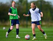 7 October 2024; Ella Woods during the FAI/ Fingal Girls' TY Course at TUD in Blanchardstown, Dublin. Photo by Shauna Clinton/Sportsfile