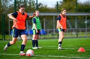 7 October 2024; Abigail Quinn during the FAI/ Fingal Girls' TY Course at TUD in Blanchardstown, Dublin. Photo by Shauna Clinton/Sportsfile