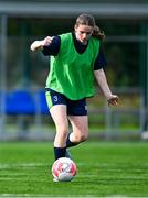 7 October 2024; Isabelle Cleverdon during the FAI/ Fingal Girls' TY Course at TUD in Blanchardstown, Dublin. Photo by Shauna Clinton/Sportsfile