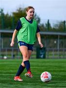 7 October 2024; Rebecca Yates during the FAI/ Fingal Girls' TY Course at TUD in Blanchardstown, Dublin. Photo by Shauna Clinton/Sportsfile