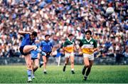 29 June 1986; Jim Ronayne of Dublin in action during the Leinster Senior Football Championship Semi-final match between Dublin and Offaly in O'Moore Park in Portlaoise, Laois. Photo by Ray McManus/Sportsfile