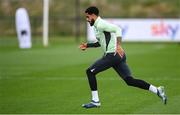 8 October 2024; Andrew Omobamidele during a Republic of Ireland training session at the FAI National Training Centre in Abbotstown, Dublin. Photo by Stephen McCarthy/Sportsfile