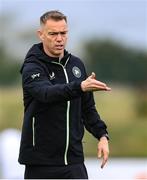 8 October 2024; Head of athletic performance Damien Doyle during a Republic of Ireland training session at the FAI National Training Centre in Abbotstown, Dublin. Photo by Stephen McCarthy/Sportsfile