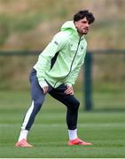 8 October 2024; Troy Parrott during a Republic of Ireland training session at the FAI National Training Centre in Abbotstown, Dublin. Photo by Stephen McCarthy/Sportsfile