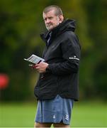 8 October 2024; Head coach Graham Rowntree during Munster rugby squad training at University of Limerick in Limerick. Photo by Brendan Moran/Sportsfile