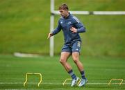 8 October 2024; Jack Crowley during Munster rugby squad training at University of Limerick in Limerick. Photo by Brendan Moran/Sportsfile