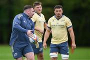 8 October 2024; Dave Kilcoyne during Munster rugby squad training at University of Limerick in Limerick. Photo by Brendan Moran/Sportsfile
