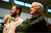 8 October 2024; Supporters during a Leinster Rugby Supporters Q&A at Bective Rangers RFC in Dublin. Photo by Ramsey Cardy/Sportsfile