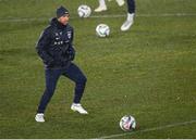 9 October 2024; Nikolai Alho during a Finland training session at the Helsinki Olympic Stadium in Helsinki, Finland. Photo by Stephen McCarthy/Sportsfile