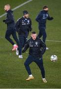 9 October 2024; Benjamin Kallman during a Finland training session at the Helsinki Olympic Stadium in Helsinki, Finland. Photo by Stephen McCarthy/Sportsfile