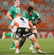 9 October 2024; Sean Edogbo of Ireland in action against the Toyota Cheetahs during the Toyota Challenge Match between Toyota Cheetahs and Emerging Ireland at Toyota Stadium in Bloemfontein, South Africa. Photo by Johan Pretorius/Sportsfile